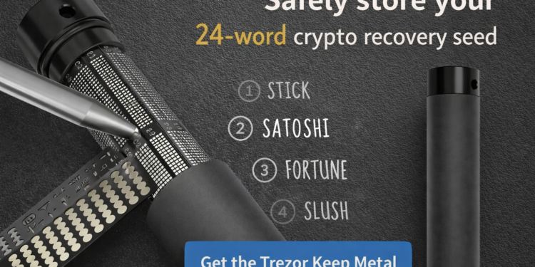 How to Protect Your 24-Word Seed Phrase with Trezor Keep Metal (Beginner Guide)