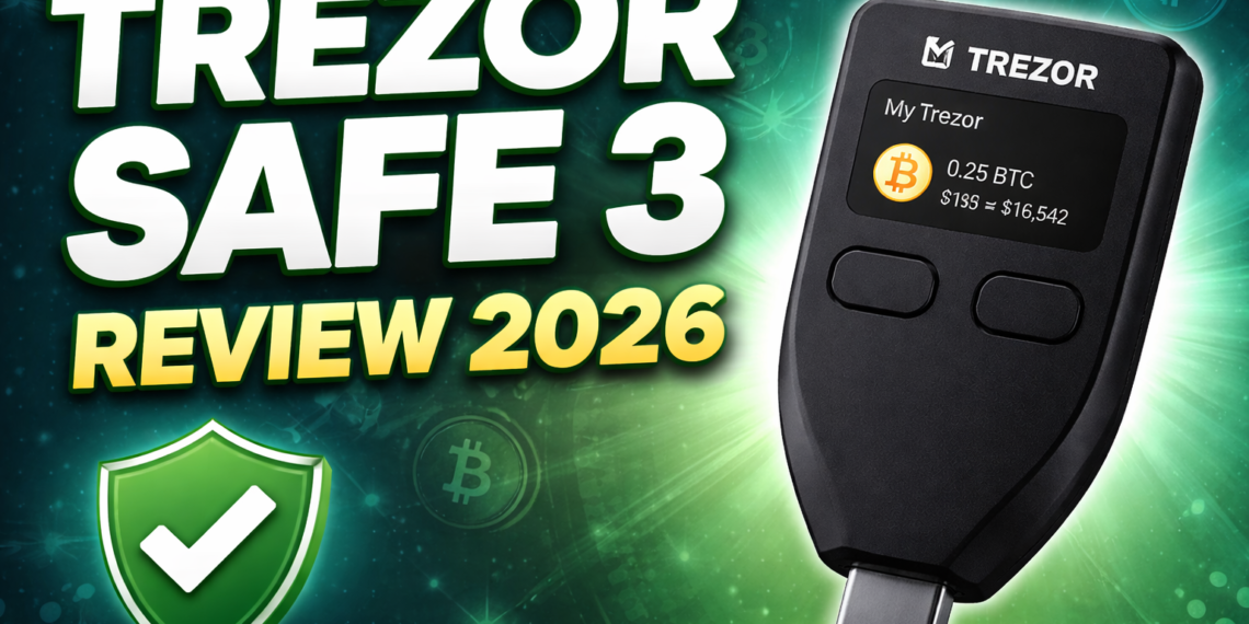 Trezor Safe 3 Secure and Affordable Crypto Hardware Wallet
