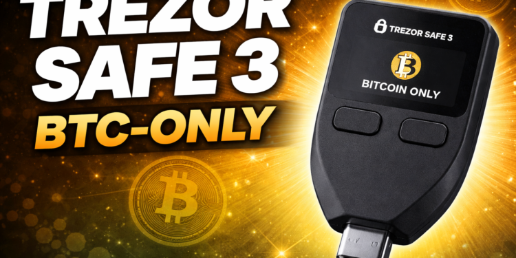 Trezor Safe 3 BTC-Only: The Ultimate Hardware Wallet for Bitcoin Maximalists