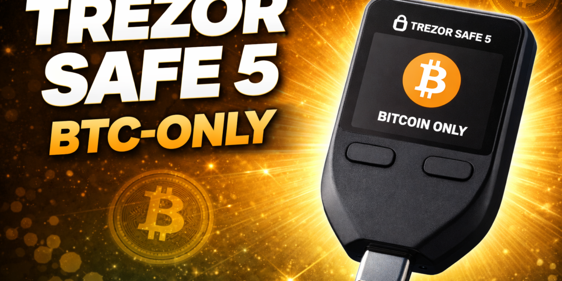 Trezor Safe 3 BTC-Only: The Ultimate Hardware Wallet for Bitcoin Maximalists